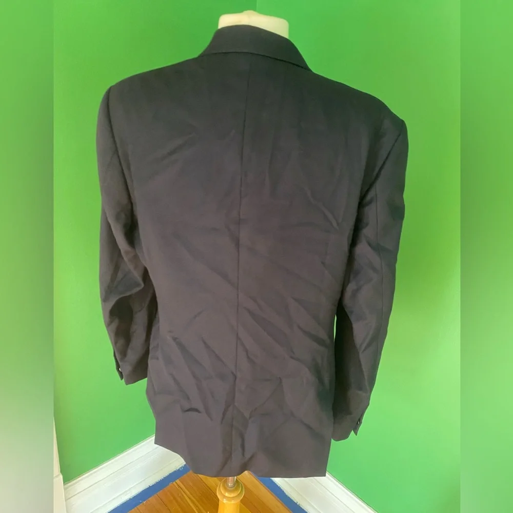Giorgio Armani SOFT wool Navy Two-Button Blazer 40 M
